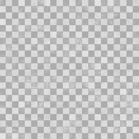 Monochrome background with a checkerboard pattern with a rough grainy textureの写真素材