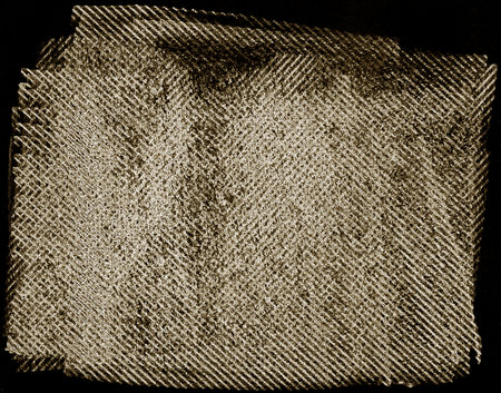 Abstract background showing sepia toned canvas texture with diagonal linesの写真素材