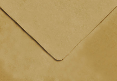 Sealed paper envelope with smooth scratched surface