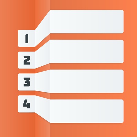 Light Gray Steps Infographics Elements  Vector illustration のイラスト素材