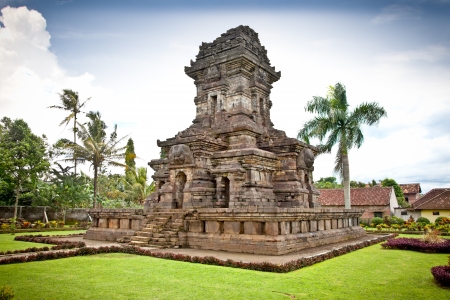 Candi Singosari Temple  near by Malang on east Java, Indonesia.の写真素材