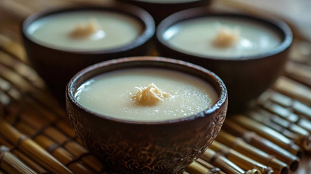 thailand coconut milk custard dessertの素材