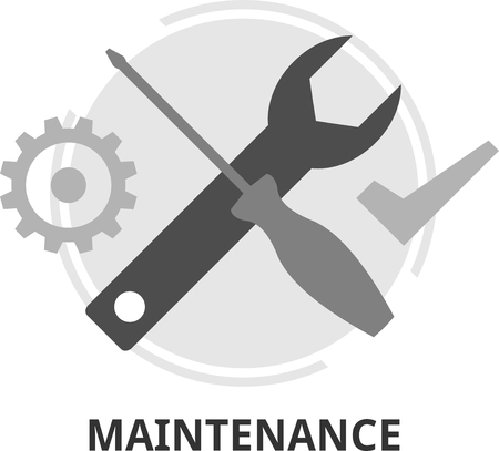 An illustration showing a maintenance conceptのイラスト素材