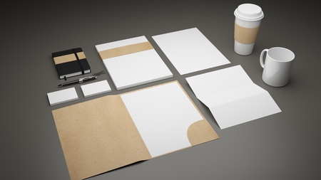 Corporate mockupの写真素材