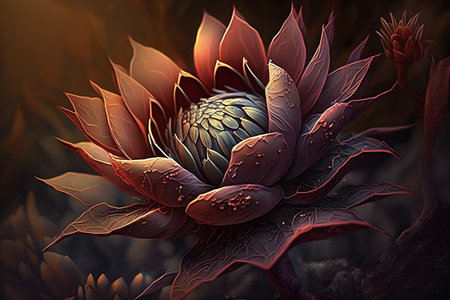 Abstract fractal background. Fantasy fractal texture. Digital artの素材