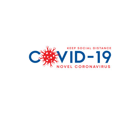 Coronavirus 2019-nCoV. Novel Coronavirus 2019-nCoV. Vector illustration.のイラスト素材