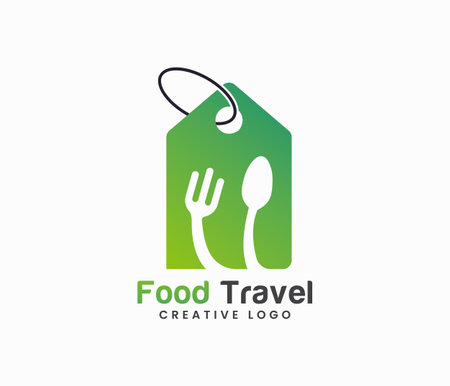 Food Delivery Logo Design. Modern and Clean Restaurant Logo Design Template.のイラスト素材