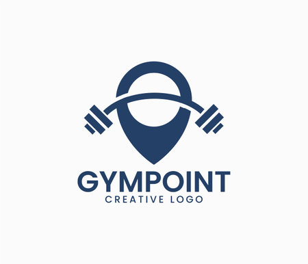 Gym and Fitness Logo Design. Gym and Fitness Logo Design Templateのイラスト素材