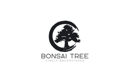 Pine Tree Logo Design Vector Template. Abstract Tree Symbol Illustrationのイラスト素材