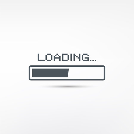 Loading icon. Loading bar icon. Loading icon. Loading icon. Loading iconのイラスト素材