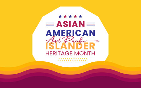 Asain American Indian Independence Day. 4th of July. Vector illustrationのイラスト素材