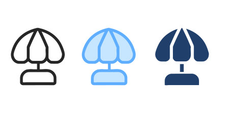 Umbrella icon. Flat vector related icon for web and mobile applicationsのイラスト素材