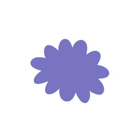 Flower icon on background for graphic and web design. Creative illustration concept symbol for web or mobile appのイラスト素材