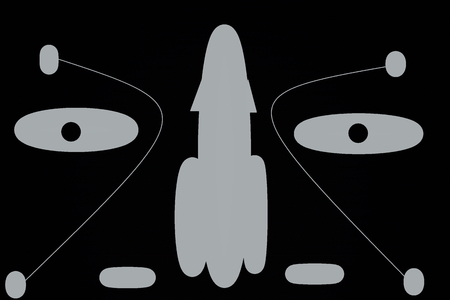 Abstraction. Various color and black-and-white drawings, patterns, pictures and abstractions as a...