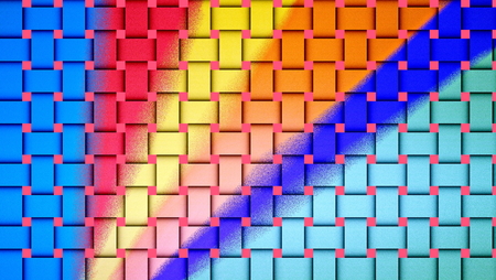 Geometrical lines, corners, circles, colored and black-and-white drawings, patterns, pictures for illustrations and background.の写真素材