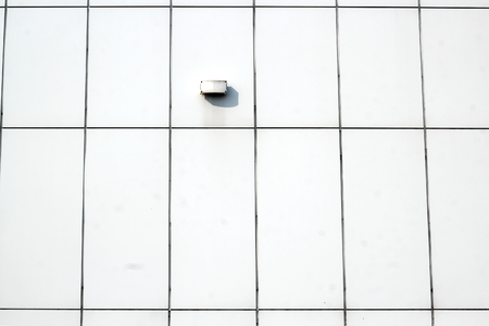 Elements of modern architecture of glass, steel and concrete. View of buildings from inside and outside.の写真素材