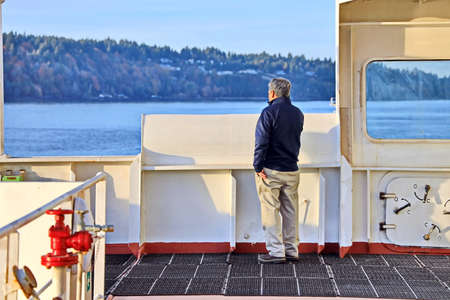 Tacoma City, WA, USA. October, 31.2019. Various panoramic views of the city and the coastline in the daytime and evening.のeditorial素材