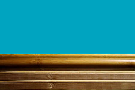 Bamboo planks used as wallpaper and background.