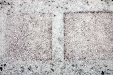First snow surface, natural white texture as background on top view.の写真素材