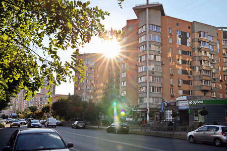 Kyiv, Ukraine August, 18, 2020. Streets and squares, buildings and tourist attractions of the city...