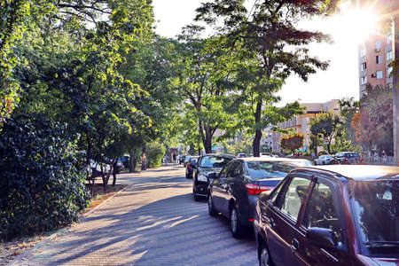 Kyiv, Ukraine August, 18, 2020. Streets and squares, buildings and tourist attractions of the city of Kyiv, capital of the Ukraine.のeditorial素材