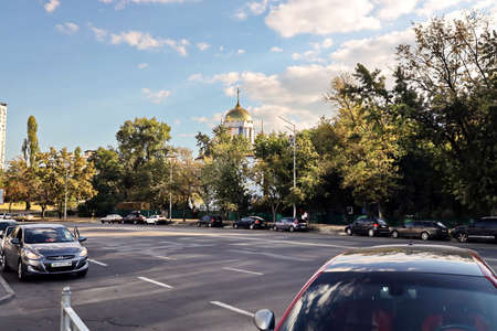 Kyiv, Ukraine August, 18, 2020. Streets and squares, buildings and tourist attractions of the city...