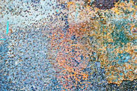 Rusty metal texture. Grunge rusty metal background for design.