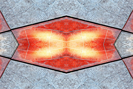 Kaleidoscope of color with beautiful ornamental - Thorough background summary - seamlessの写真素材