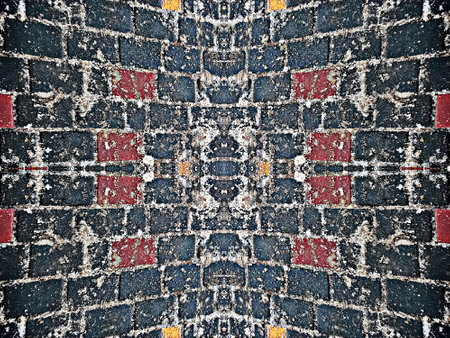 art grunge vintage weathered background abstract antique texture with retro patternの写真素材