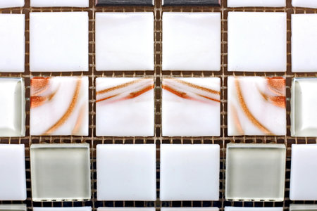 Ceramic tile wall, detail of ceramic wall, abstract ceramic background