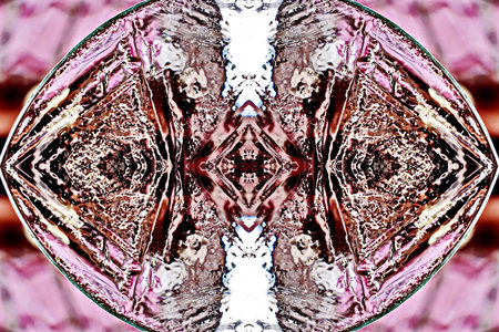 Abstract kaleidoscope background. Beautiful multicolor kaleidoscope texture. Unique kaleidoscope design.の写真素材