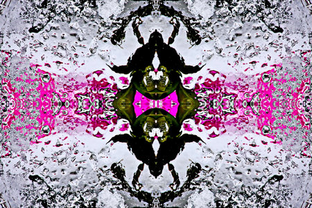 abstract background with a pattern in the form of a mandalaの写真素材
