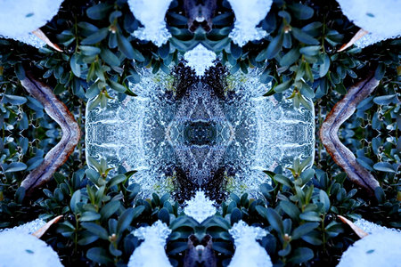Kaleidoscope of color with beautiful ornamental - Thorough background summary - seamlessの写真素材