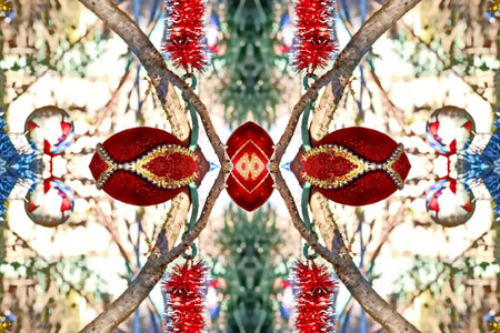 Abstract kaleidoscope background. Beautiful kaleidoscope seamless pattern. Seamless kaleidoscope texture.の写真素材