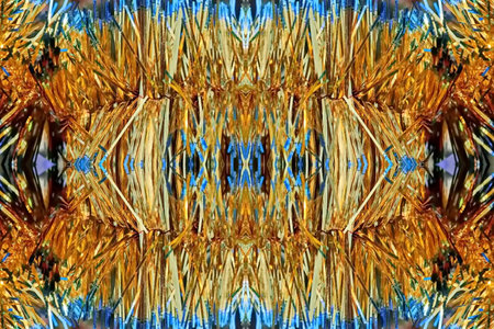 Abstract kaleidoscope background. Beautiful multicolor kaleidoscope texture. Unique kaleidoscope design.の写真素材