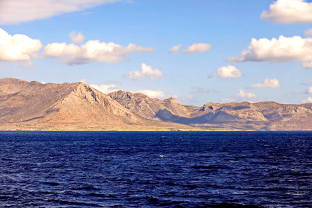 Coast of the island of Crete, Greece, Europe.の写真素材