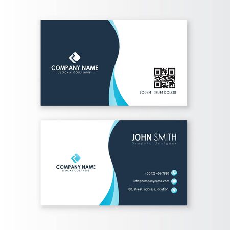 modern  business card free vectorのイラスト素材