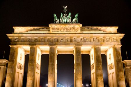 BRANDENBURG GATE,  Berlin, Germany.の写真素材
