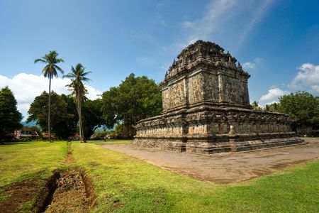 Candi Pawon Temple, Borobudur, Yogyakarta, Java, Indonesia.の写真素材