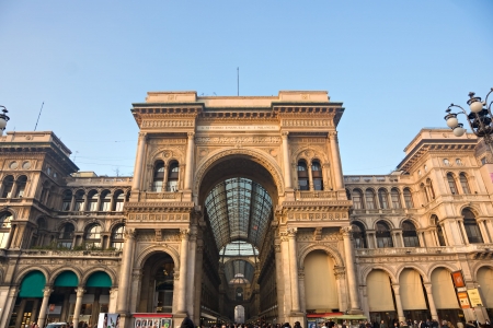 Vittorio Emanuele gallery in Milan, Italyのeditorial素材