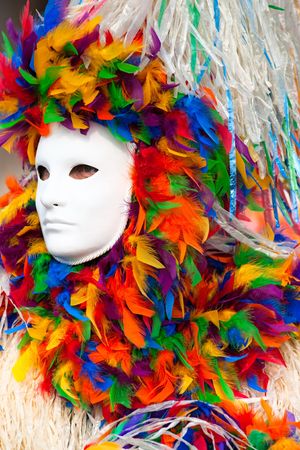 Carnival mask in Venice, Italy.の写真素材