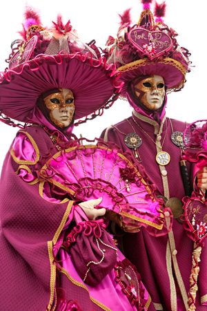 Carnival mask in Venice, Italy.の写真素材