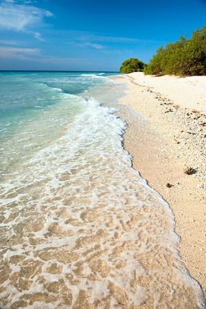 Beautiful sea and coastlines of Gili Meno, Indonesia.の写真素材