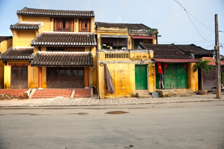 View on the old town of Hoi An  Vietnam  Unesco World Heritage Site  の写真素材
