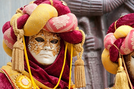 Carnival mask in Venice, Italy.の写真素材