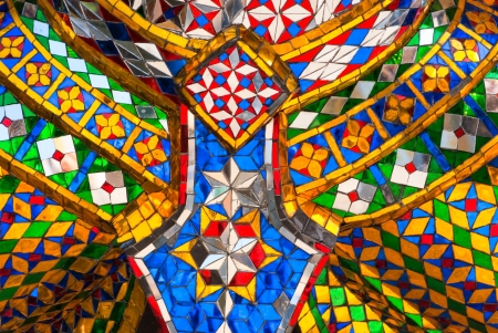 Architecture of Wat Phra Kaeo Temple, bangkok, Thailand のeditorial素材