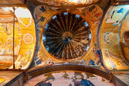 Chora museum,  Kariye Church  Istanbul, Turkey のeditorial素材