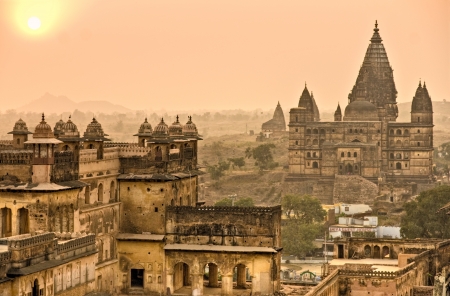 Palace In Orchha, India 2008 のeditorial素材