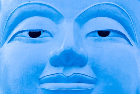 Buddha face, Sukhothai, Thailand.の写真素材