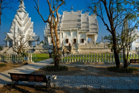 White Temple in  Chiang Rai, Thailandia のeditorial素材
